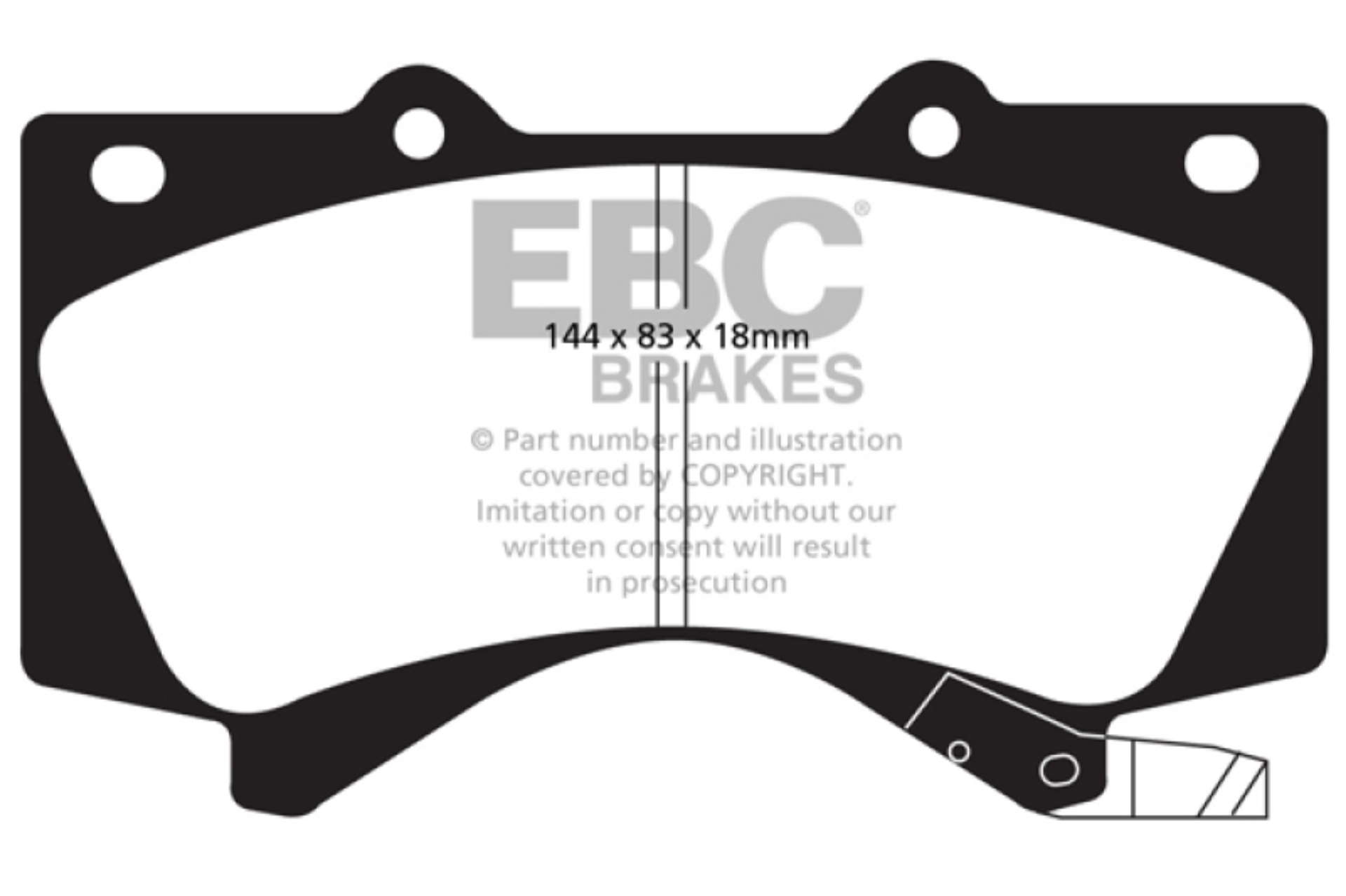 Picture of EBC Brakes Bluestuff Street and Track Day Brake Pads