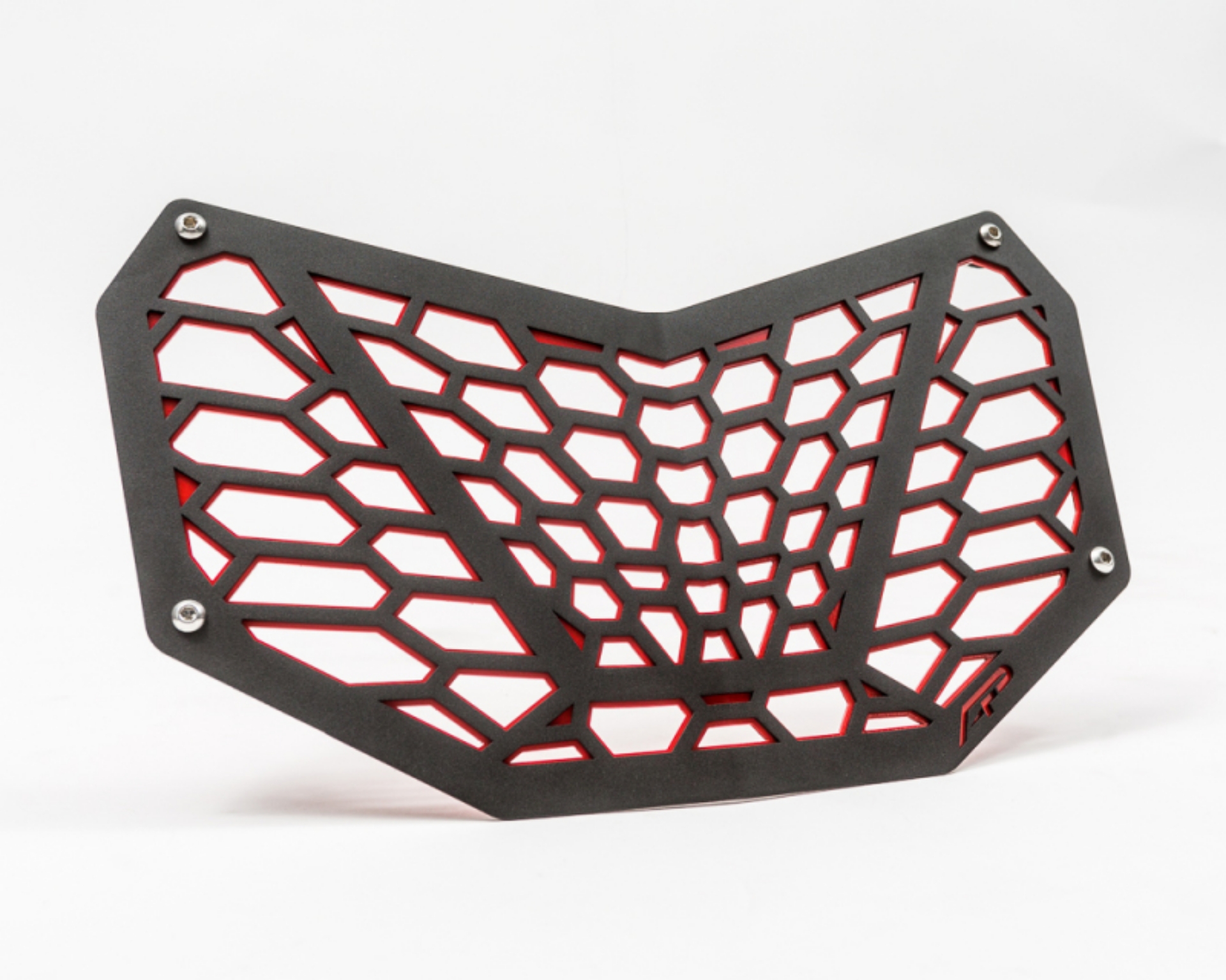 Picture of Agency Power 17-19 Can-Am Maverick X3 Premium Grill - Black & Red