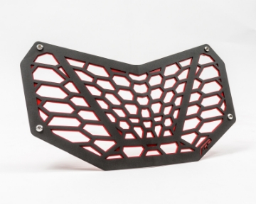 Picture of Agency Power 17-19 Can-Am Maverick X3 Premium Grill - Black & Red