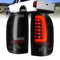 Picture of ANZO 1995-2000 Toyota Tacoma LED Taillights Black Housing Smoke Lens Pair