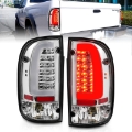 Picture of ANZO 95-00 Toyota Tacoma LED Taillights Chrome Housing Clear Lens Pair