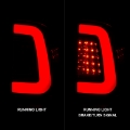 Picture of ANZO 2008-2016 Ford F-250 LED Taillights Chrome Housing Smoke Lens Pair