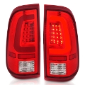 Picture of ANZO 2008-2016 Ford F-250 LED Taillights Chrome Housing Red-Clear Lens Pair