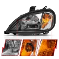 Picture of ANZO 1996-2013 Freightliner Columbia LED Crystal Headlights Black Housing w- Clear Lens Pair