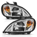 Picture of ANZO 1996-2013 Freightliner Columbia LED Crystal Headlights Chrome Housing w- Clear Lens Pair