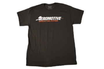 Picture of Aeromotive Standard Logo Black-Red T-Shirt - XXX-Large