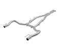 Picture of aFe MACH Force-Xp 3in 304 SS Cat-Back Exhaust 15-20 Dodge Charger Hellcat V8-6-2L-6-4L w-o Muffler