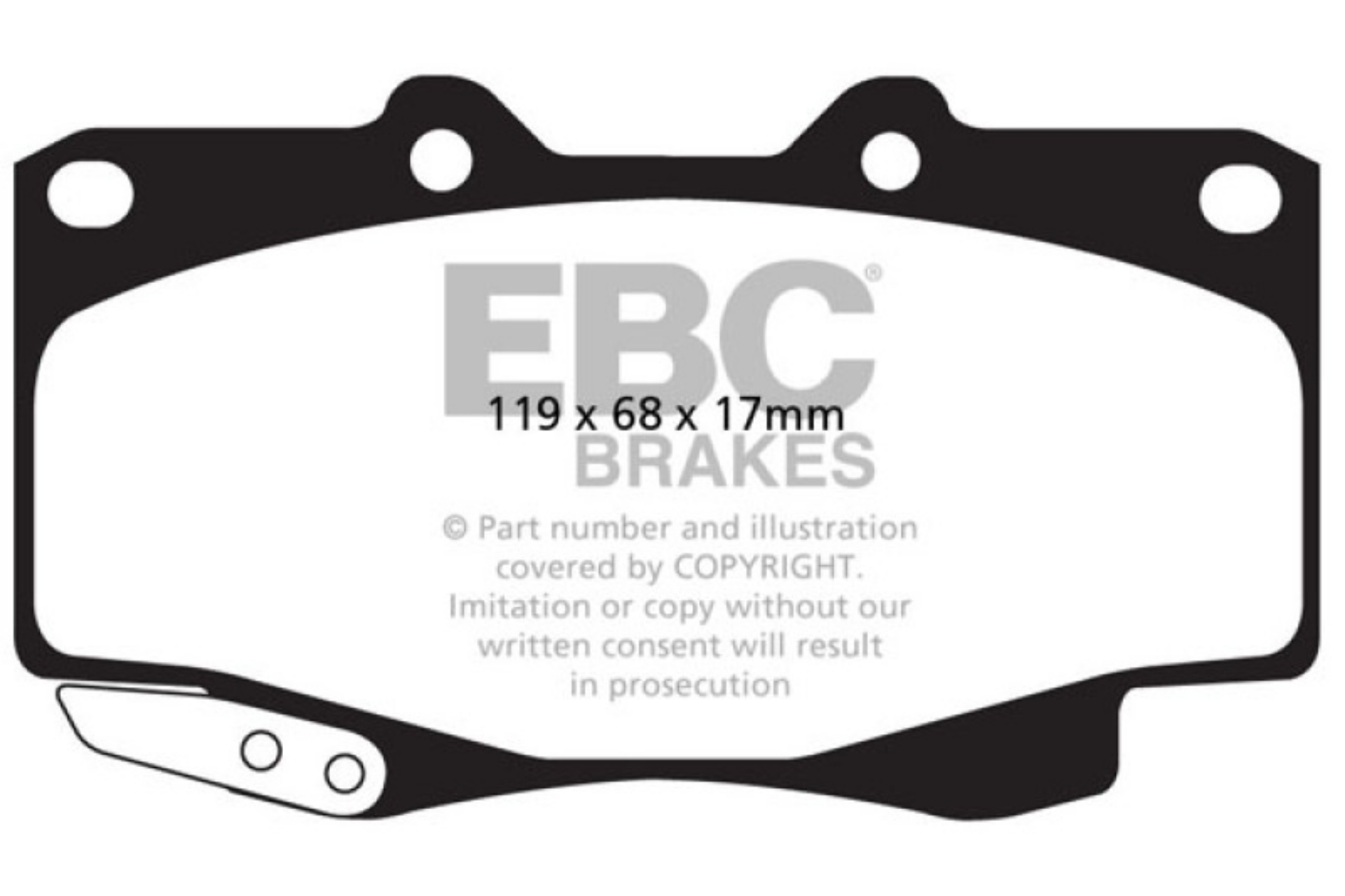 Picture of EBC Brakes Bluestuff Street and Track Day Brake Pads