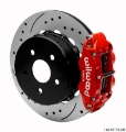 Picture of Wilwood Narrow Superlite 4R Rear Brake Kit 14-00in Red 2020-Up Jeep JT w- Lines