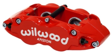 Picture of Wilwood Caliper-Narrow Superlite 4R - Red 1-12-1-12in Pistons 0-81in Disc
