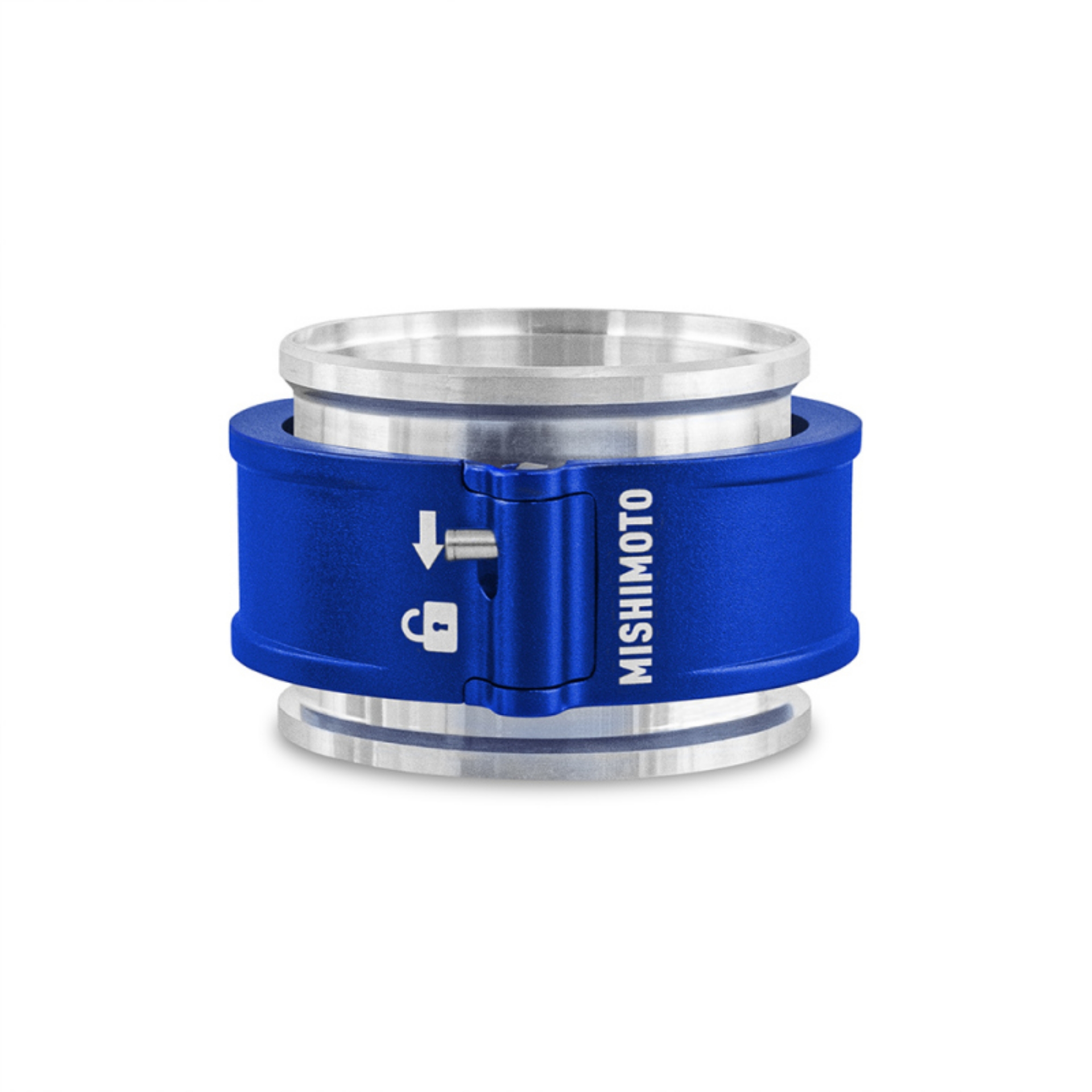 Picture of Mishimoto 2-5in Quick Release Clamp Assembly - Blue