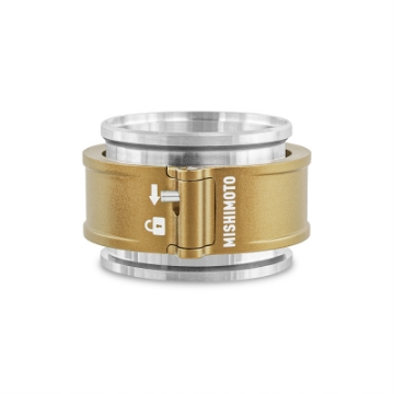 Picture of Mishimoto 2-5in Quick Release Clamp Assembly - Gold
