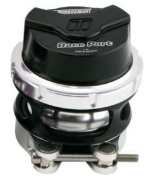 Picture of Turbosmart Raceport Gen-V Universal - Black No Weld Flange Female Green Spring