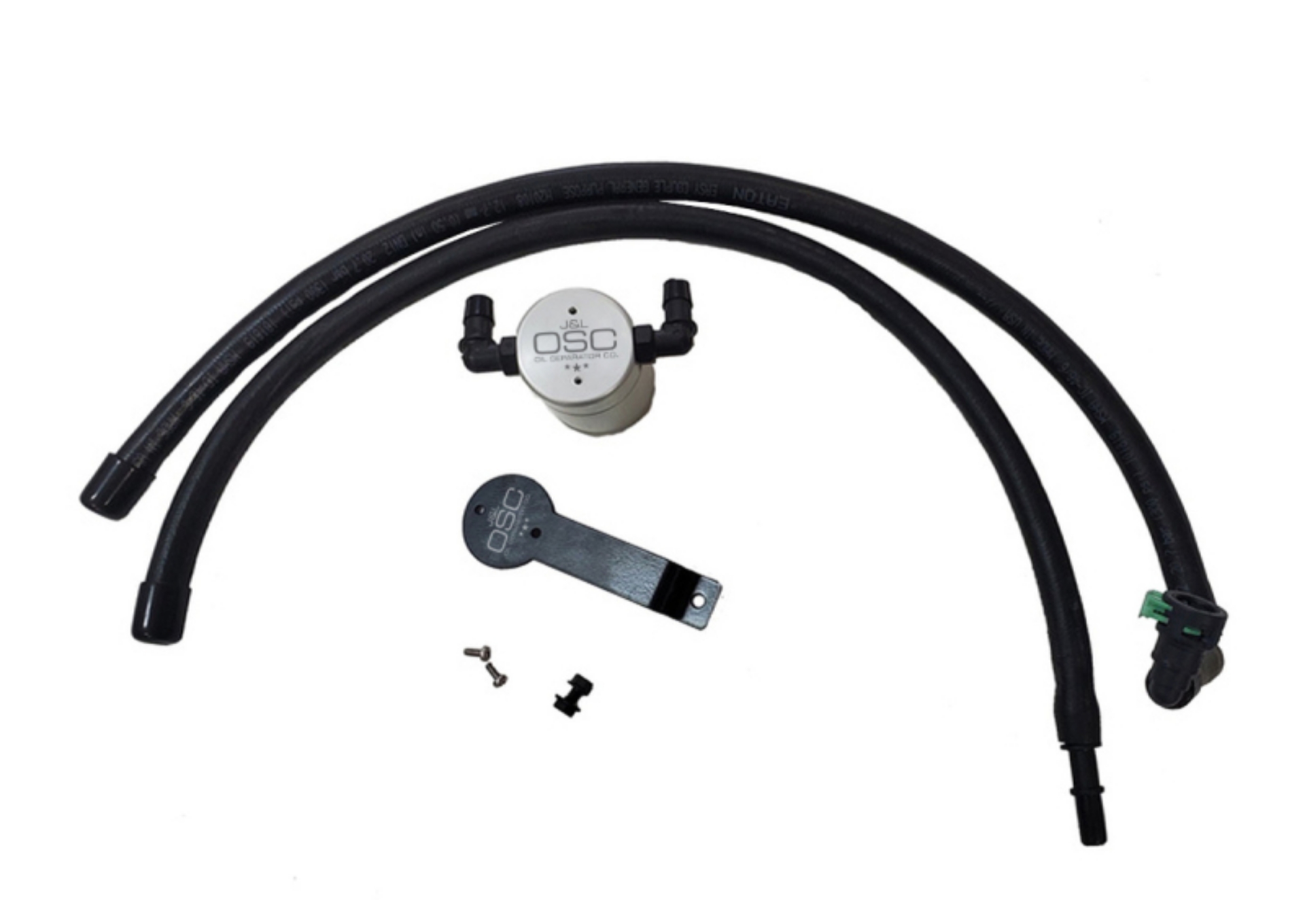 Picture of J&L 2020-2024 Ford Explorer 2-3L EcoBoost Driver Side Oil Separator 3-0 - Clear Anodized