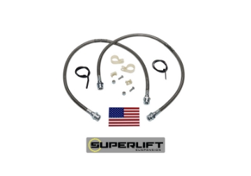 Picture of Superlift 79-96 Toyota Pickup-4Runner w- 3-7in Lift Kit Pair Bullet Proof Brake Hoses