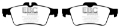 Picture of EBC 08-10 Chevrolet Cobalt 2-0L Turbo Ss Bluestuff Rear Brake Pads