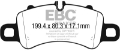 Picture of EBC 2016+ Porsche 911 991-2 w-Cast Iron Rotors 3-0TT Carrera Bluestuff Front Brake Pads