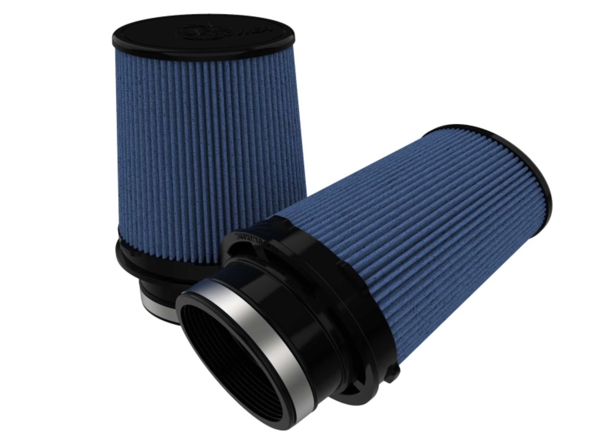 Picture of aFe Black Series Replacement Filter w- Pro 5R Media 4-1-2x3IN F x 6x5IN B x 5x3-3-4 Tx7IN H - Pair