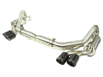 Picture of aFe MACHForce XP 12-16 Porsche 911 Carrera H6-3-8L SS-304 Cat-Back Exhaust w-Carbon Fiber Tips