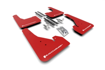 Picture of Rally Armor 18-25 Toyota Corolla Hatchback Red UR Mud Flap w-White Logo