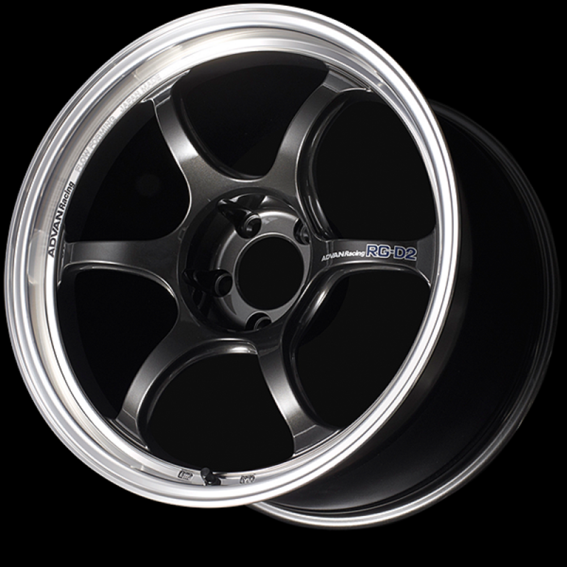 Picture of Advan RG-D2 18x9-5 +40mm 5-100 Machining & Black Gun Metallic Wheel
