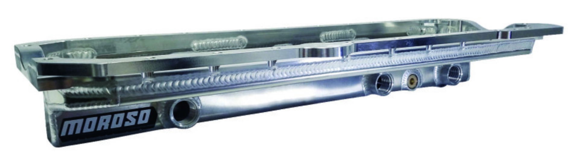 Picture of Moroso Toyota 2JZ-GE-2JZ-GTE w-Three -12An Fittings Dry Sump Aluminum Oil Pan