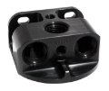Picture of Moroso Oil Filter Adapter - Remote Mount - Front Port - 13-16in-16 & 3-4in-16 22mm Thread