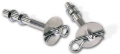 Picture of Moroso Hood Pin Set - 3-8in - Aluminum - 2 Pack