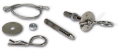 Picture of Moroso Oval Track Hood Pin Set - 3-8in Diameter - 3in Pin - Steel - 2 Pack