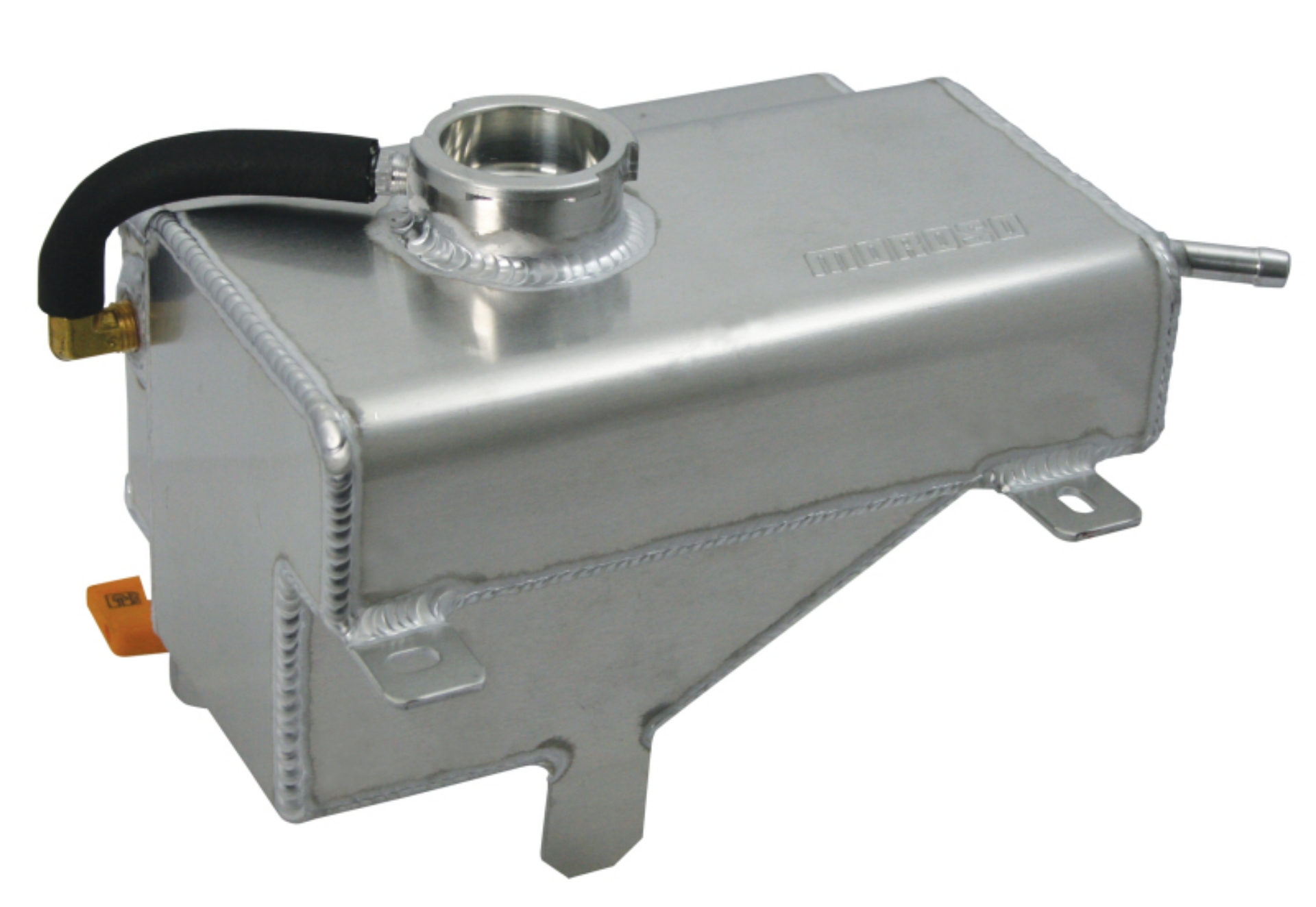 Picture of Moroso 05-10 Ford Mustang Coolant Expansion Tank w-Built-In Overflow - Direct Bolt-In Replacement