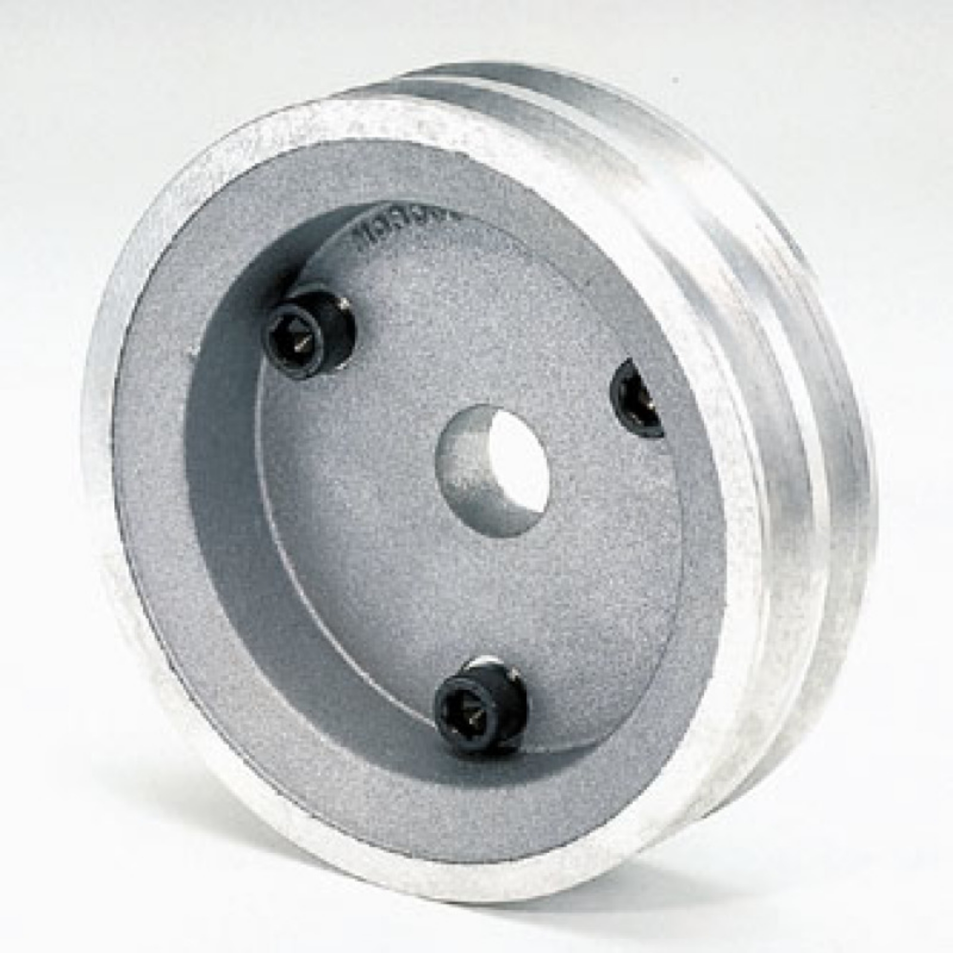 Picture of Moroso Chevrolet Small Block w-Short Pump Crankshaft Pulley - Double Groove - Cast Aluminum