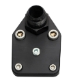 Picture of Moroso Chevrolet Small Block Fuel Pump Block-Off Plate w-Fitting - Billet Aluminum