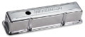 Picture of Moroso Chevrolet Small Block Valve Cover - w-Baffle - Stamped Steel Chrome Plated - Pair