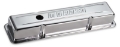 Picture of Moroso Chevrolet Small Block Valve Cover - w-Baffle - Stock Height - Stamped Steel Chrome Plated