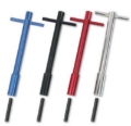 Picture of Moroso Valve Cover Wing Nuts - 1-4in-20 x 1-3-8in - Aluminum - Red Powder Coat - 4 Pack