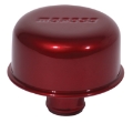 Picture of Moroso Valve Cover Breather - 1-22in Diameter - One Piece Push-In Type - Red Powder Coat