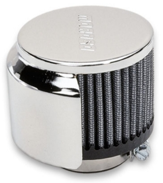 Picture of Moroso Filtered Valve Cover Breather - Clamp-On - Half Hood - 1-3-8in ID