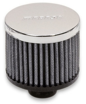 Picture of Moroso Filtered Valve Cover Breather - Push-In - No Hood - 1-22in ID