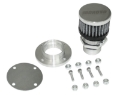 Picture of Moroso Non-Weld Valve Cover Breather Kit - Chrome Finish