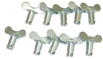Picture of Moroso Quick Fastener - Butterfly Head - 5-16in x -500in - Steel - 10 Pack