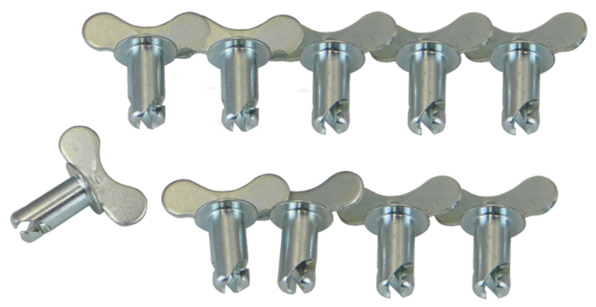 Picture of Moroso Quick Fastener - Butterfly Head - 5-16in x -550in - Steel - 10 Pack