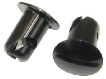 Picture of Moroso Quick Fastener - Oval Head - 7-16in x -450in - Aluminum - Black - 10 Pack