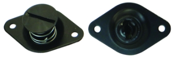 Picture of Moroso Quick Fastener - Self Ejecting - 7-16in x -550in - Aluminum - Black - 10 Pack