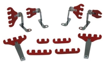 Picture of Moroso Ford Small Block Ignition Wire Loom Kit - 7-9mm - Red