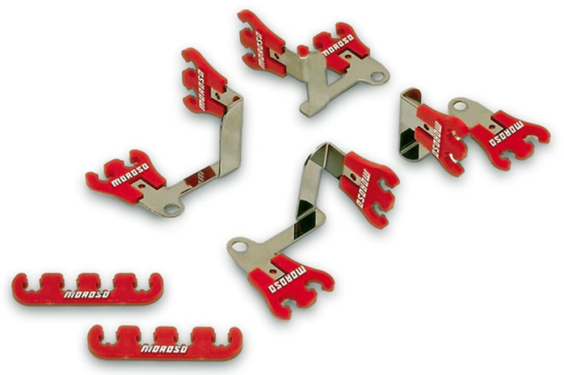 Picture of Moroso Chevrolet Small Block Show Car Ignition Wire Loom Kit - 7-9mm - Red