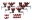 Picture of Moroso Chevrolet Big Block Ignition Wire Loom Kit - 7-9mm - Red