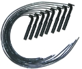 Picture of Moroso Universal-Hemi-BAE-AJPE Ignition Wire Set - Ultra 40 - Unsleeved - Long Handle - Black