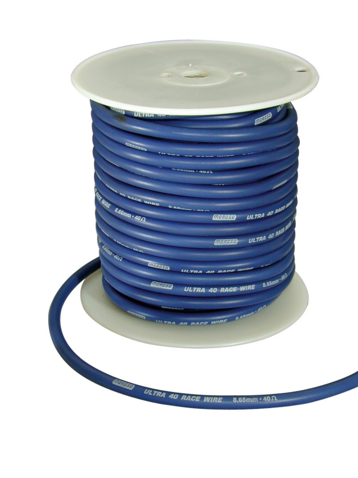 Picture of Moroso Ignition Wire Spool - Ultra 40 - 8-65mm - 100ft - Blue