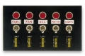 Picture of Moroso Toggle Switch Panel - Accessory - 4in x 6-75in - Five On-Off Switches