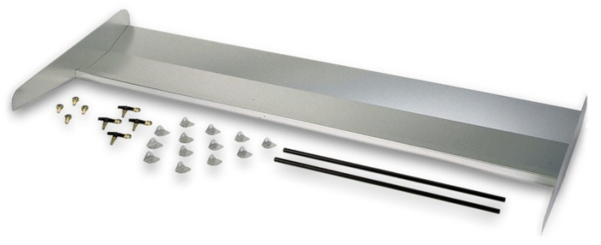 Picture of Moroso Universal Rear Spoiler Kit w-Struts - 57in x 24in x 12in - Aluminum